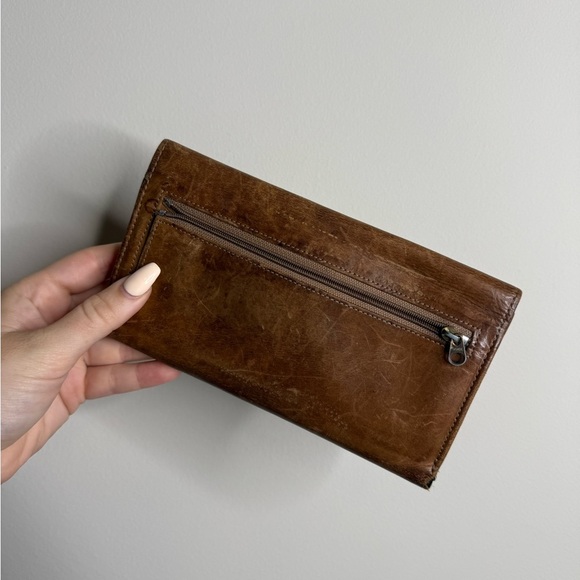 vintage Coach mahogany Bedford combo wallet with a checkbook holder - Picture 2 of 8